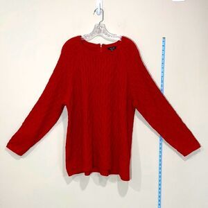 Red Plus Size Sweater By Verve Ami. Size 2X.